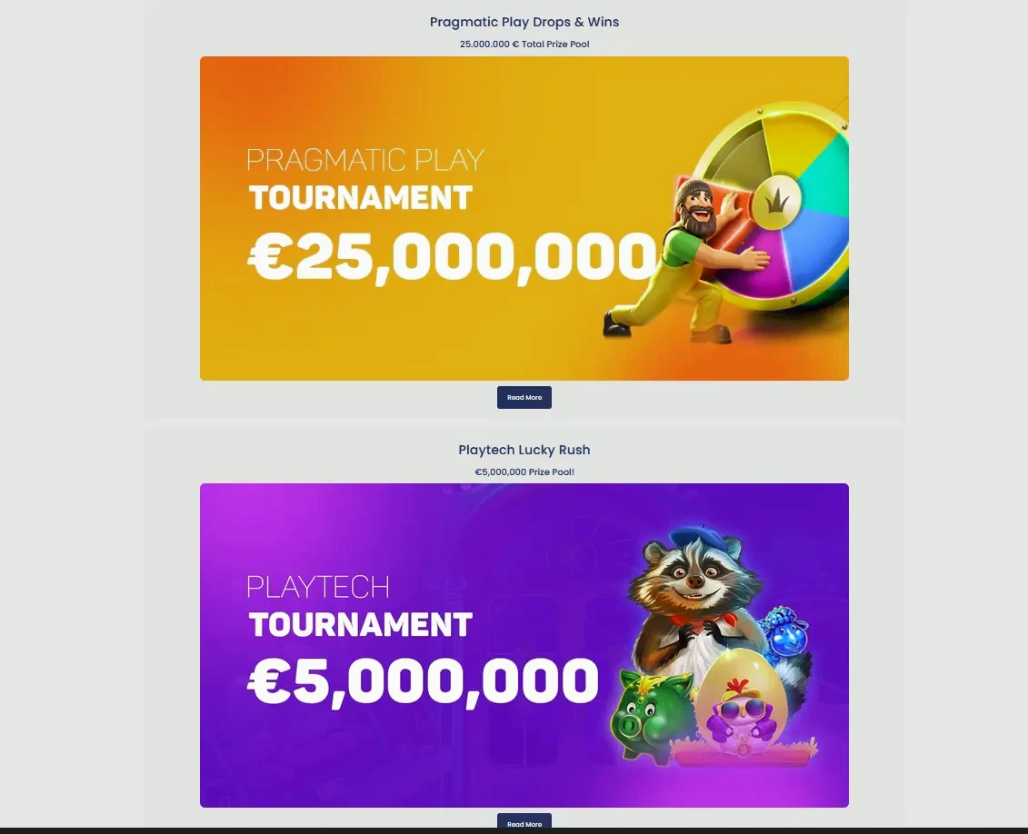 Onlyspins bonus page showing the welcome package and promo code